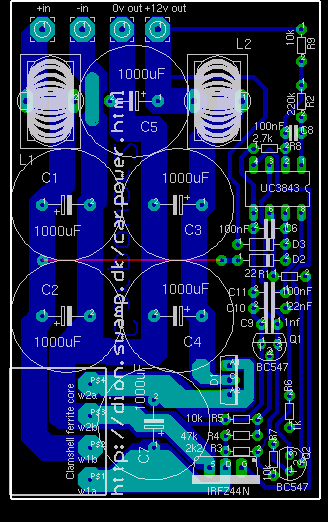 The PCB for v2.